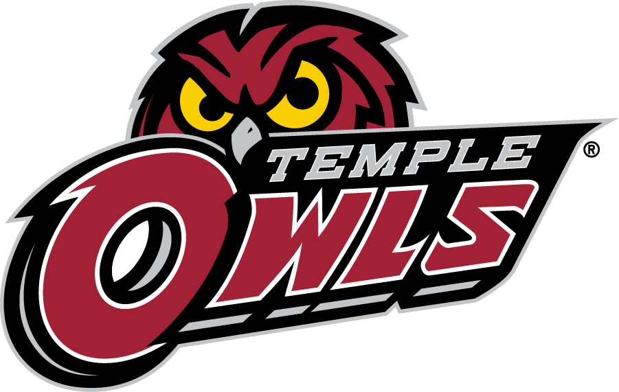 Temple Owls 2017-2020 Primary Logo iron on transfers for T-shirts